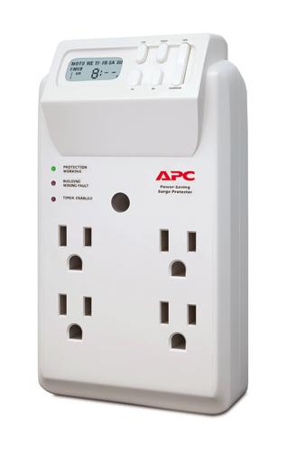 APC P4GC surge protector White 4 AC outlet(s) 120 V