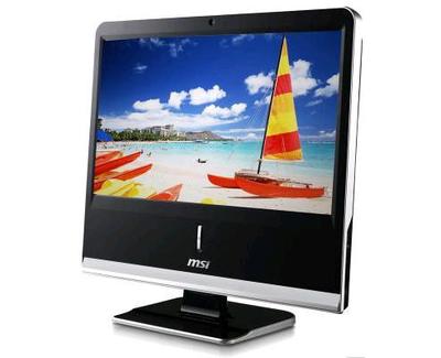 MSI Wind Top Professional AP1920-D5223W7H Intel Atom® D525 47 cm (18.5") 1366 x 768 pixels All-in-One PC 2 GB DDR3-SDRAM 320 GB HDD Windows 7 Home Premium Black, Silver