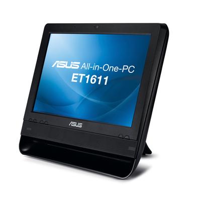 ASUS ET ET1611PUT-B0060 All-in-One PC/workstation Intel Atom® D425 39.6 cm (15.6") 1366 x 768 pixels Touchscreen 1 GB DDR2-SDRAM 250 GB Intel® GMA 3150 FreeDOS Black
