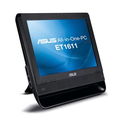 ASUS ET ET1611PUT-B0060 All-in-One PC/workstation Intel Atom® D425 39.6 cm (15.6") 1366 x 768 pixels Touchscreen 1 GB DDR2-SDRAM 250 GB Intel® GMA 3150 FreeDOS Black