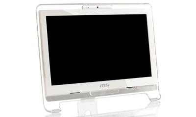 MSI Wind Top AE2010-090IT_W 50.8 cm (20") 1600 x 900 pixels Touchscreen 2 GB DDR2-SDRAM 320 GB AMD Radeon HD 3200 Windows 7 Home Premium White