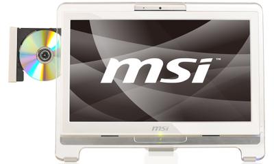 MSI Wind Top AE2010-090IT_W 50.8 cm (20") 1600 x 900 pixels Touchscreen 2 GB DDR2-SDRAM 320 GB AMD Radeon HD 3200 Windows 7 Home Premium White