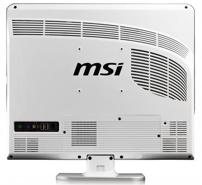 MSI AP1900-04IT_W All-in-One PC/workstation Intel Pentium Mobile N270 47 cm (18.5") 1366 x 768 pixels 1 GB DDR2-SDRAM 160 GB Intel® GMA 950 White
