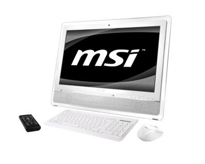 MSI Wind Top AE2420-035IT Intel® Core™ i3 59.9 cm (23.6") 1920 x 1080 pixels Touchscreen 4 GB DDR3-SDRAM 640 GB AMD Radeon HD 5730 Windows 7 Home Premium White