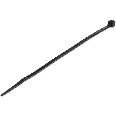 StarTech.com 1000-Pack 6"(15cm) Cable Ties - 1/8"(3.6mm) wide, 1-3/8"(39mm) Bundle Diameter, 40lb(18kg) Tensile Strength, Nylon Self Locking Zip Ties with Curved Tip, UL Listed, Black - TAA