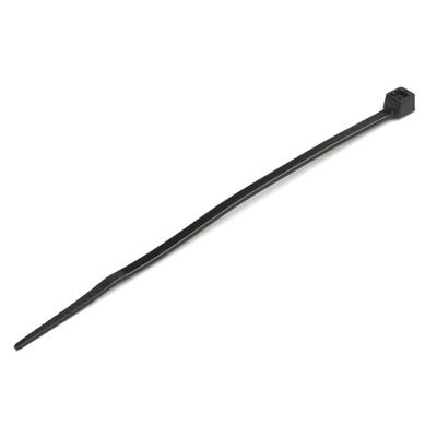 StarTech.com 4"(10cm) Cable Ties - 3/32"(2.5mm) wide, 7/8"(22mm) Bundle Diameter, 18lb(8kg) Tensile Strength, Nylon Self Locking Zip Ties with Curved Tip - 94V-2/UL Listed, 1000 Pack - Black - TAA