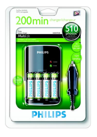 Philips MultiLife SCB4375CB 200 minutes Battery charger