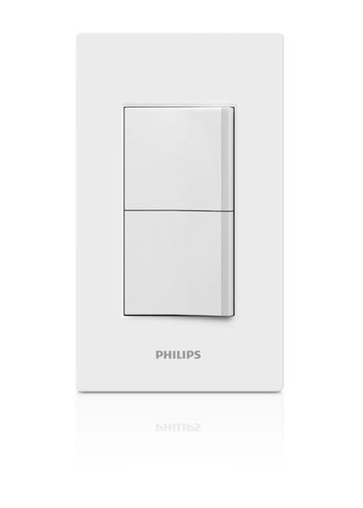 Philips 8718699673703 light switch Polycarbonate (PC) White