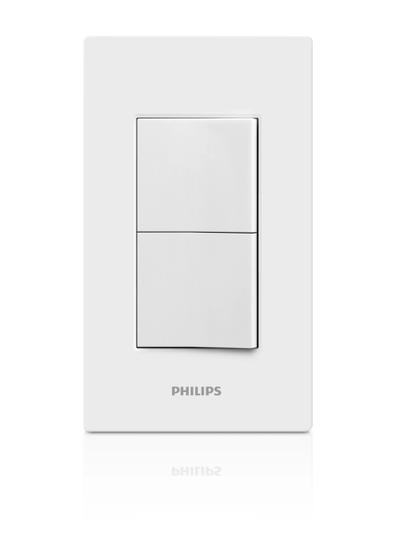 Philips 8718699673734 light switch Polycarbonate (PC) White