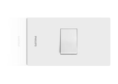 Philips 8718699673796 light switch Polycarbonate (PC) White