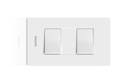 Philips 8718699673857 light switch Polycarbonate (PC) White