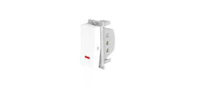 Philips 913713988501 light switch Metal, Plastic White
