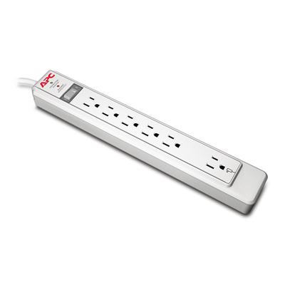 APC P6N surge protector White 6 AC outlet(s) 120 V 1.22 m