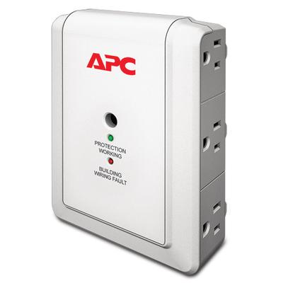 APC P6WT surge protector White 6 AC outlet(s) 120 V