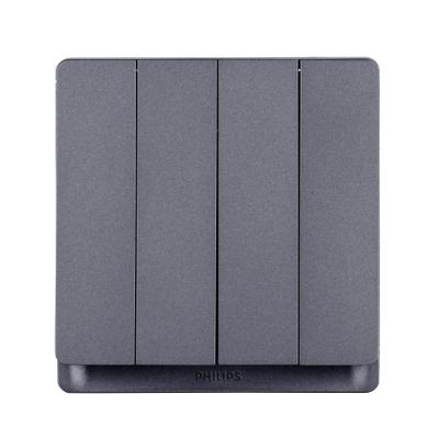 Philips 6947939163038 light switch Polycarbonate (PC) Grey