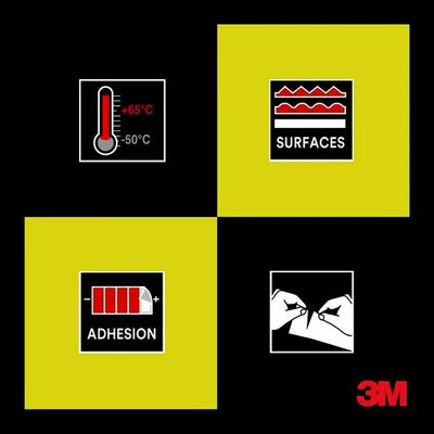 3M PT39944 duct tape Suitable for indoor use 50 m Fabric Yellow